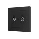 Накладка на TV-R розетку Zennio ZS55 830001505 (Антрацит)