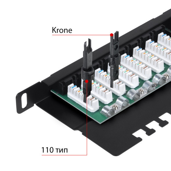 Патч-панель Cabeus PLHD-24-Cat.6-Dual-90-0.5U (9667c)