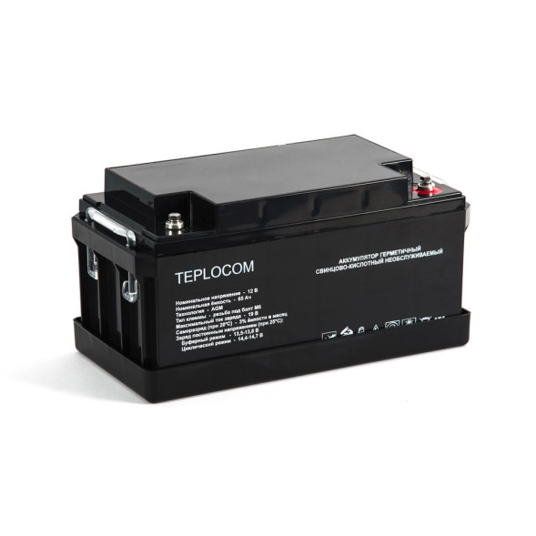 Батарея аккумуляторная Бастион TEPLOCOM 65Ач (435)