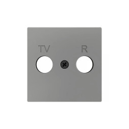 Накладка на TV-R розетку Zennio ZS55 830001506 (Серебро)