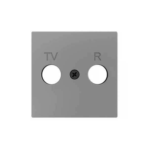 Накладка на TV-R розетку Zennio ZS55 830001506 (Серебро)