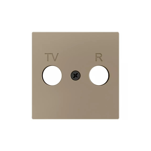 Накладка на TV-R розетку Zennio ZS55 830001504 (Шампань)