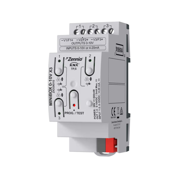 Многофункциональный KNX-актуатор Zennio MINiBOX 0-10V X3 (ZIO3X010)