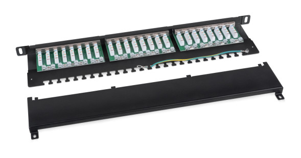 Патч-панель Cabeus PLHD-24-Cat.6a-SH-Dual-0.5U (9652c)