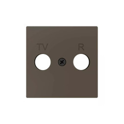 Накладка на TV-R розетку Zennio ZS55 830001503 (Мокка)
