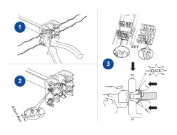 Адаптер проходной Cabeus KJ-RJ45-Cat.6a-180-Toolless (RJ45-DIDC, CAT.6A, UTP, Keystone Jack) (7964c)