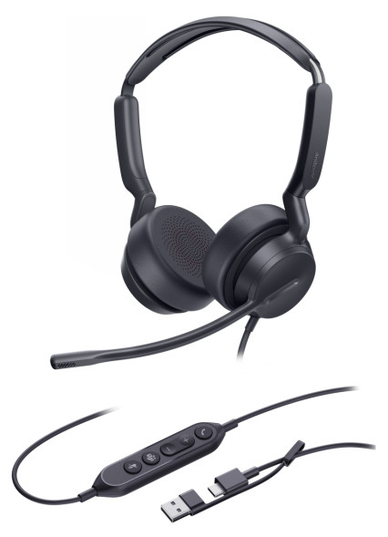 Гарнитура Yealink UH42 Dual UC USB-C/A