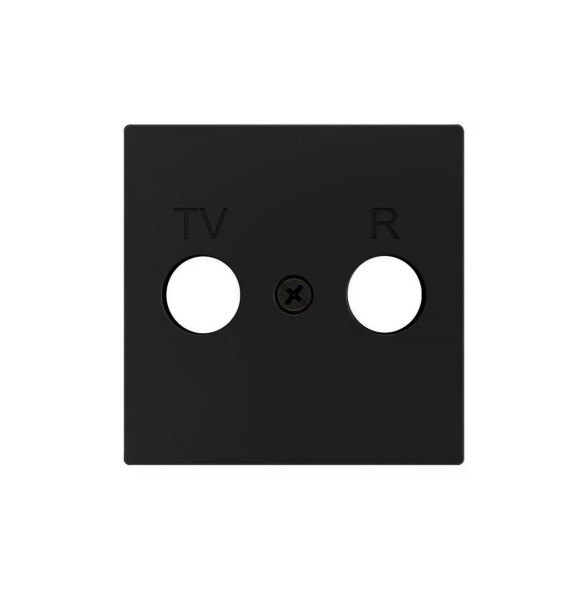 Накладка на TV-R-SAT розетку Zennio ZS55 ZS55CTVRSA (Антрацит)