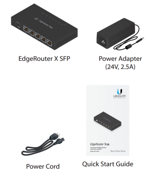 Маршрутизатор Ubiquiti EdgeRouter X SFP (ER-X-SFP)