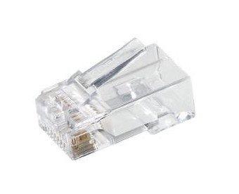 Коннектор Kordz ONE-CAT6 P1R45M-C6XU-CL (RJ45, CAT.6, сквозные, 100 шт.)