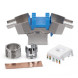 Адаптер проходной Cabeus KJ-RJ45-Cat.8-SH-180-Toolless (RJ45-DIDC, CAT.8, FTP, Keystone Jack) (10069c)