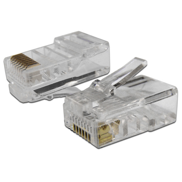 Коннекторы Lanmaster TWT-PL45-8P8C (RJ45, CAT.5E, 100 шт.)