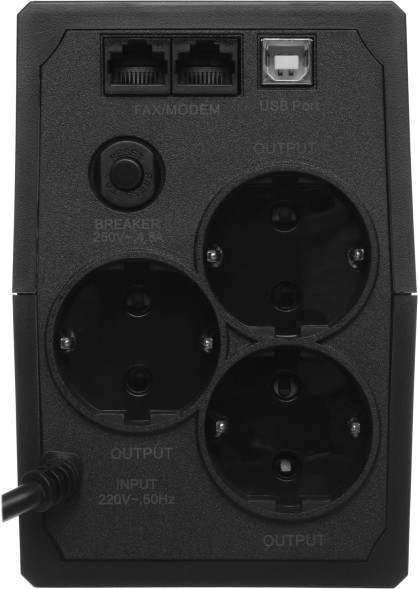 ИБП Ippon Back Basic 650S New Euro (2095134) (линейно-интерактивный, однофазный, 360 Вт)