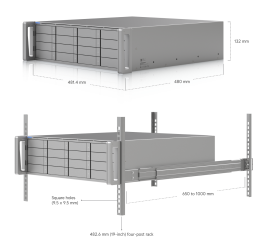 Модуль расширения Ubiquiti Enterprise Storage Expansion (UACC-ESE-16) (16 отсеков, 3U)