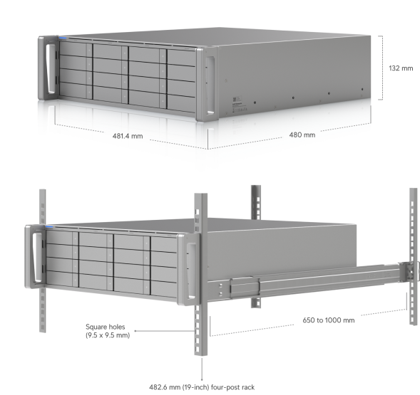 Модуль расширения Ubiquiti Enterprise Storage Expansion (UACC-ESE-16) (16 отсеков, 3U)