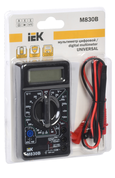 Мультиметр IEK UNIVERSAL M830B (TMD-2B-830)