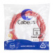 Патч-корд Cabeus PC-UTP-RJ45-Cat.6-5m-RD (8695c) (U/UTP, CAT.6, PVC, 5 м, красный)