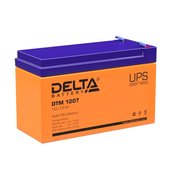 Батарея аккумуляторная Delta DTM 1207