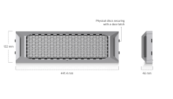 Лицевая панель Ubiquiti UniFi 3U Bezel Lite (UACC-3U-Bezel-Lite)