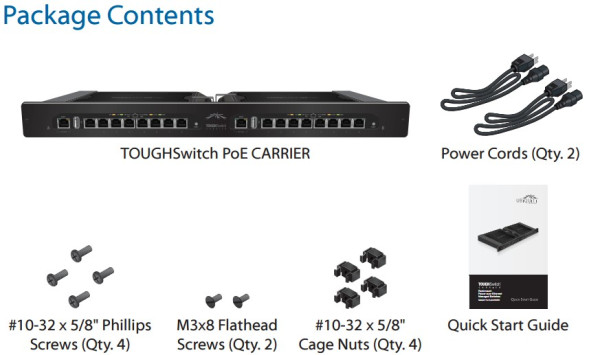 Коммутатор Ubiquiti TOUGHSwitch PoE CARRIER