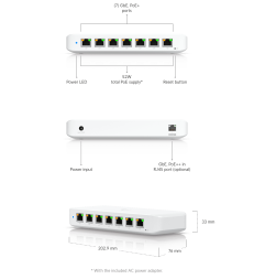Коммутатор Ubiquiti UniFi Switch Ultra 210W