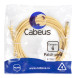 Патч-корд Cabeus PC-UTP-RJ45-Cat.6-5m-YL (8709c) (U/UTP, CAT.6, PVC, 5 м, желтый)