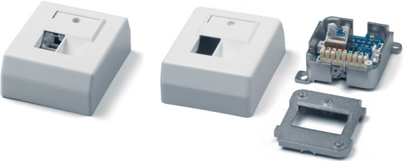 Розетка Hyperline SB-GTS1-8P8C-C5E-SH-WH