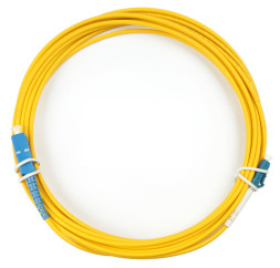 Патч-корд волоконно-оптический Cabeus FOP(s)-9-LC-SC-5m (SM, LC-SC, LSZH, Simplex, 5 м, желтый) (7522c)
