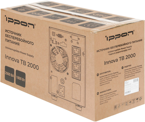 ИБП Ippon Innova TB 2000 (2050423) (online, однофазный, 1800 Вт)