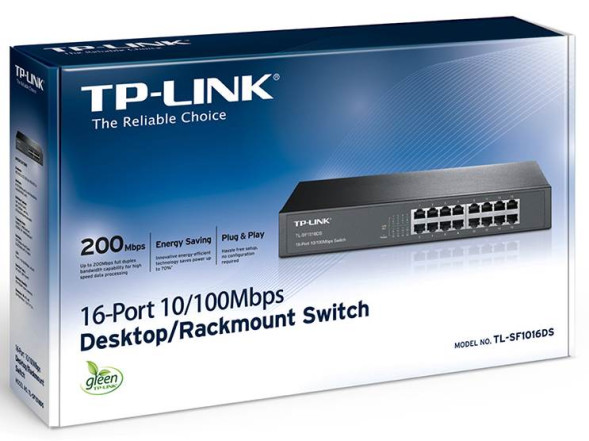 Коммутатор TP-Link TL-SF1016DS