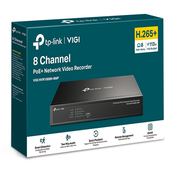 IP-видеорегистратор TP-Link VIGI NVR1008H-8MP