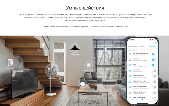 Центр управления умным домом TP-Link Tapo H100