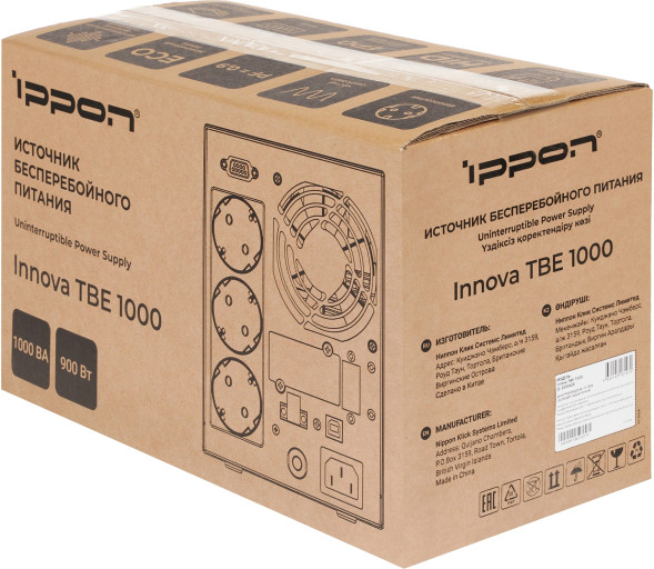 ИБП Ippon Innova TBE 1000 (2050426) (online, однофазный, 900 Вт)