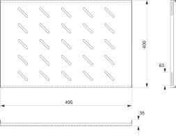 Полка Cabeus SH-J018-FC-600m (7229c)