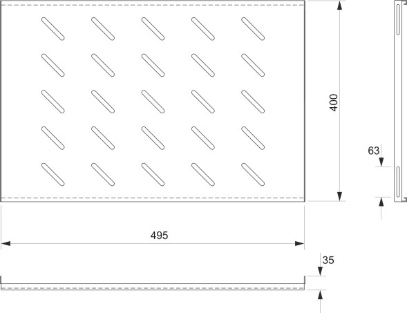 Полка Cabeus SH-J018-FC-600m (7229c)