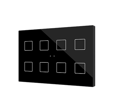 Выключатель Zennio Flat XL X8 (ZVIFXLX8A)