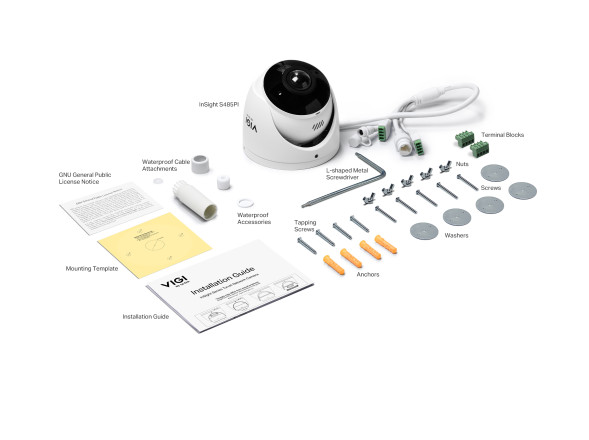 IP-камера TP-Link VIGI InSight S485PI (турельная, Full-color, 8 MP, 1.65 mm, fisheye)
