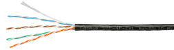Кабель Cabeus UTP-4P-Cat.5e-SOLID-BK-50 (7252c-6) (U/UTP, CAT.5E, PVC, 50 м, черный)