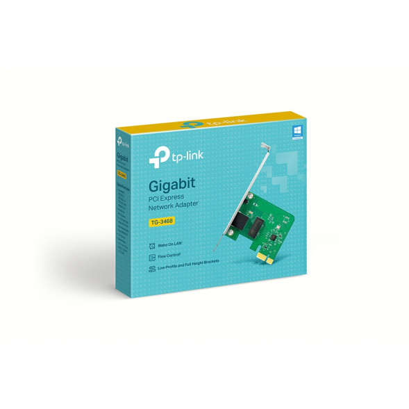 Сетевой адаптер TP-Link TG-3468 (PCIe, 1 x RJ45 10/100/1000 Mbps)