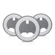 Комплект креплений Ubiquiti UniFi Compact Flagship AP Recessed Ceiling Mount 3-pack (nanoHD-RCM-3)