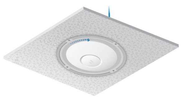 Комплект креплений Ubiquiti UniFi Compact Flagship AP Recessed Ceiling Mount 3-pack (nanoHD-RCM-3)