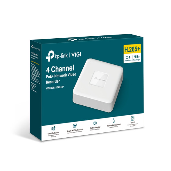 IP-видеорегистратор TP-Link VIGI NVR1104H-4P