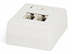 Розетка Hyperline SB-GTS2-8P8C-C6-SH-WH