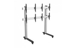 Стойка для видеостены мобильная Wize Pro VWM2X2-55