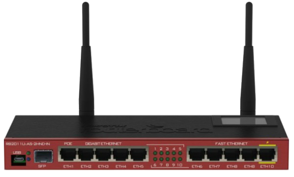 Wi-Fi роутер MikroTik RB2011UiAS-2HnD-IN
