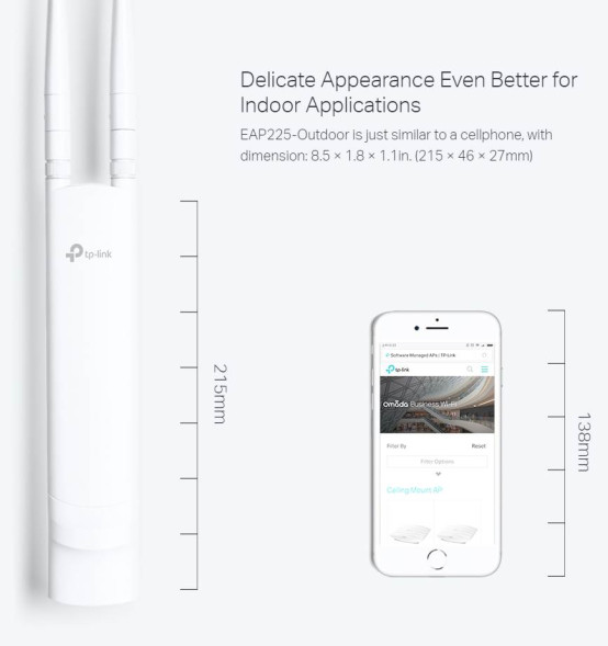 Точка доступа TP-Link Omada EAP225-Outdoor