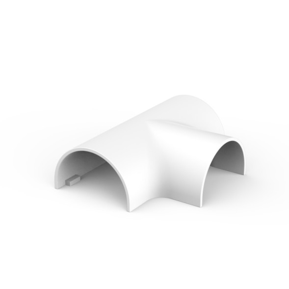 Угол плоский (Т-образный) Systeme Electric MultiSet IMT20124WH (20x12 мм, цвет белый RAL 9003)