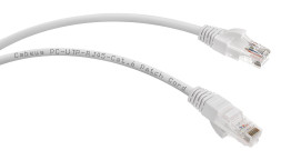 Патч-корд Cabeus PC-UTP-RJ45-Cat.6-5m-WH-LSZH (11159c) (U/UTP, CAT.6, LSZH, 5 м, белый)