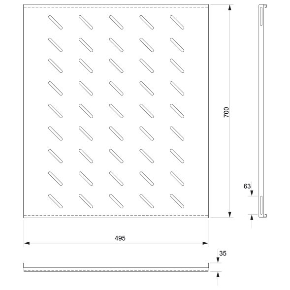 Полка Cabeus SH-J018-FC-1000 (7074c)