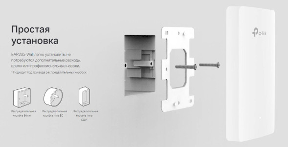 Точка доступа TP-Link Omada EAP235-Wall